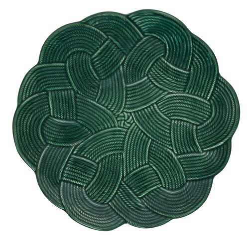 Le Panier Mystic Knot Charger/Platter, Basil