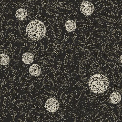 Floral Stamps Wallpaper