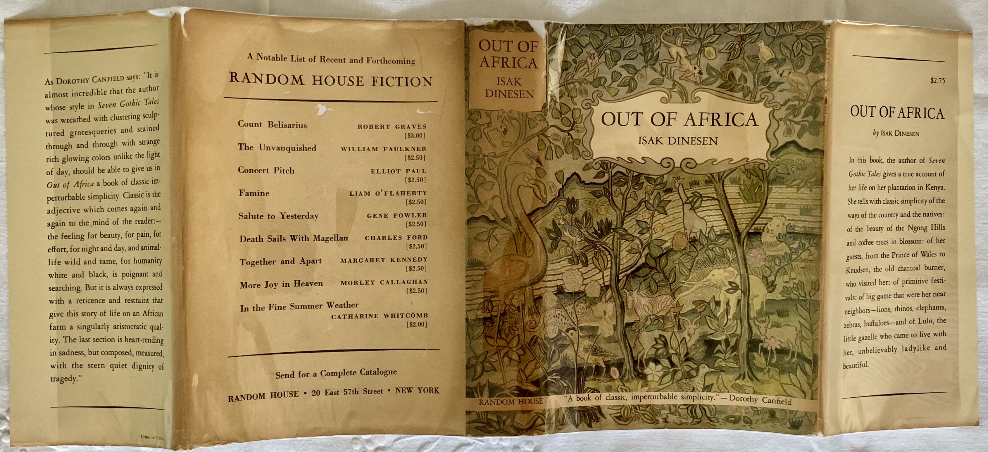 Isak Dinesen's Out of Africa, 1st Print~P77672592