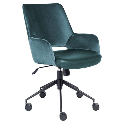 Ava Tilt Office Chair, Blue/Green~P77641996