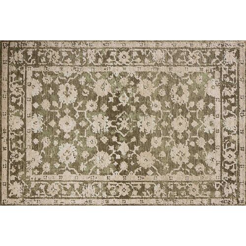 Etriva Rug, Moss/Natural