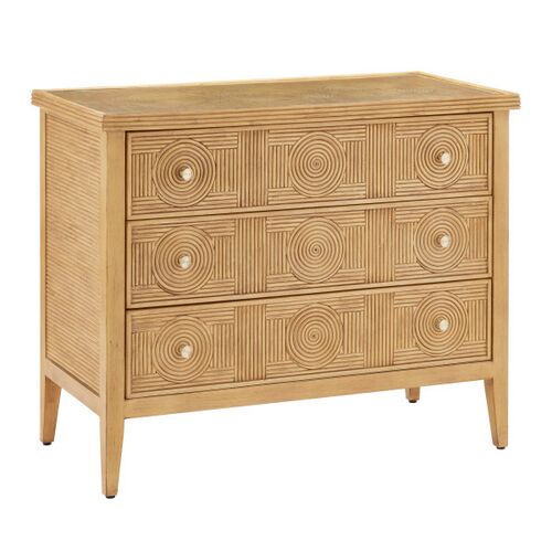 Santos Rattan Large Chest, Sea Sand