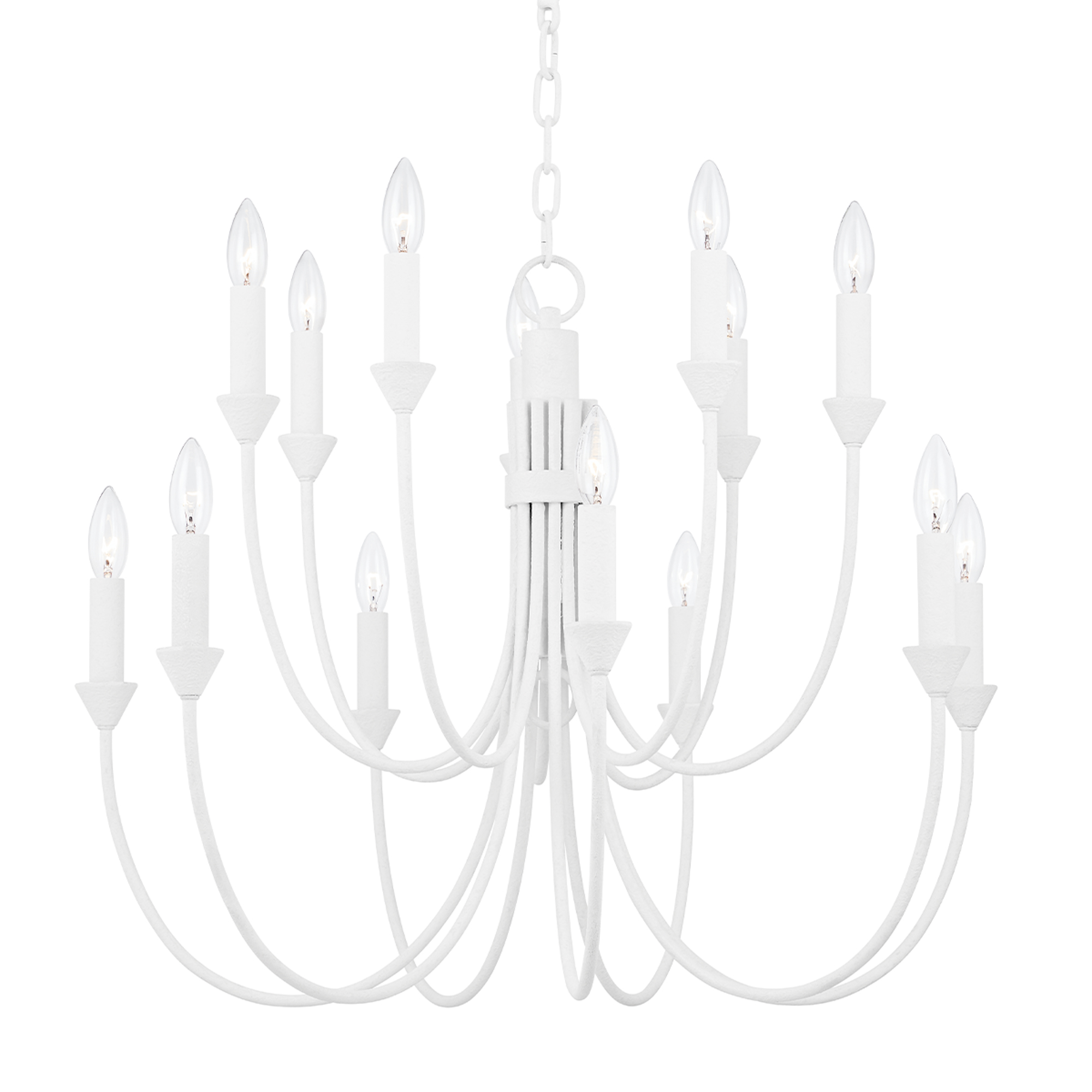 Kokoro Hand-Worked Iron Chandelier, Soft Black | One Kings Lane