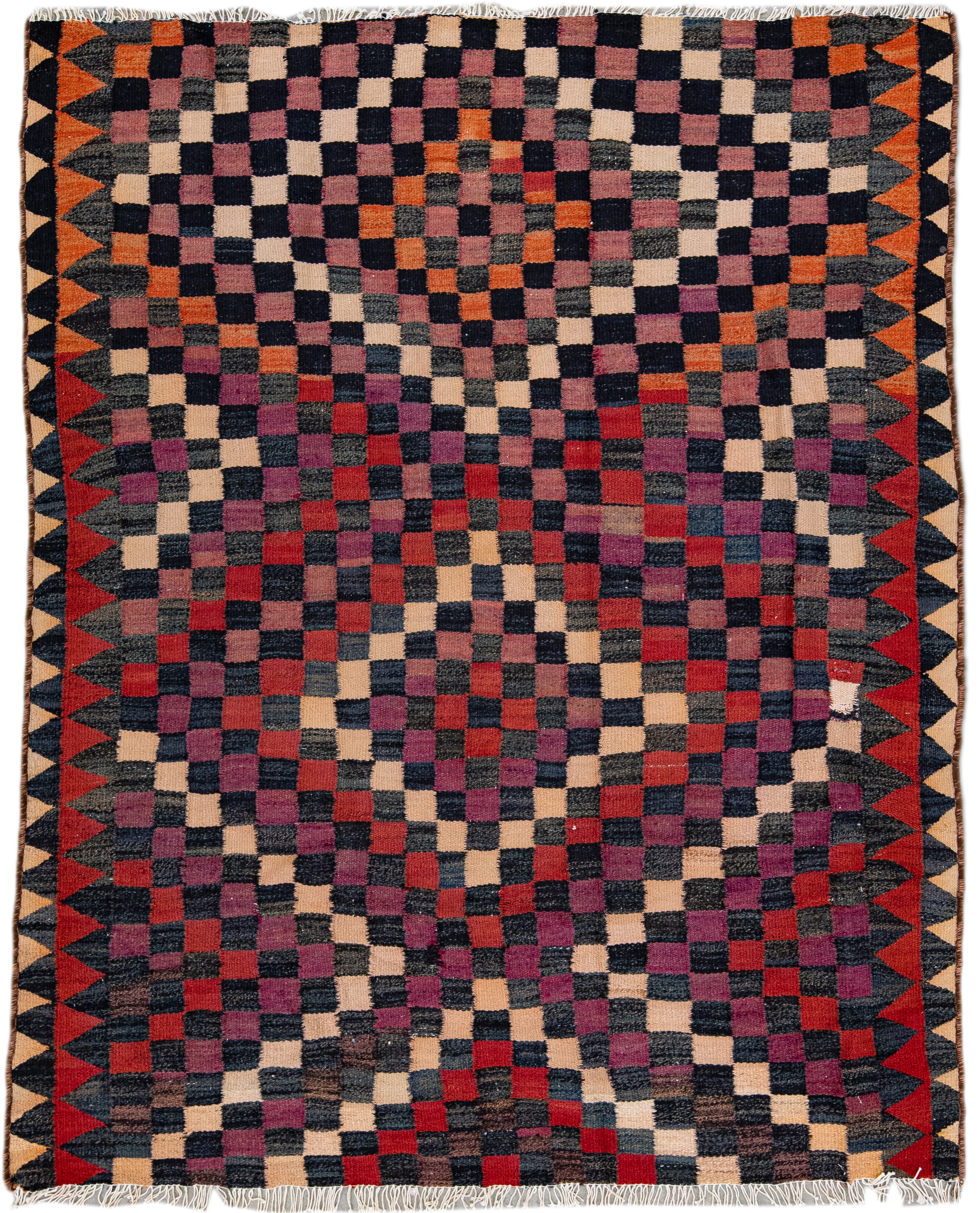 Vintage Kilim Tribal Wool Rug~P77644198