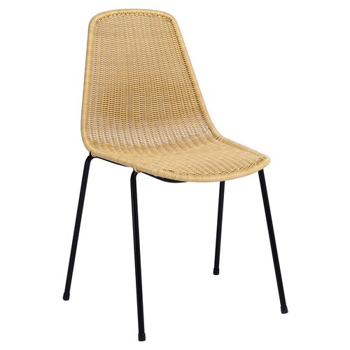 Brooks Outdoor Dining Chair, Wheat~P77641401