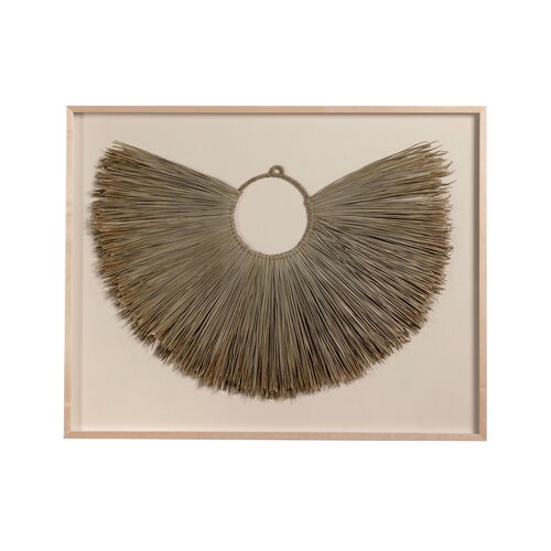 Beda Framed Sea Grass Object