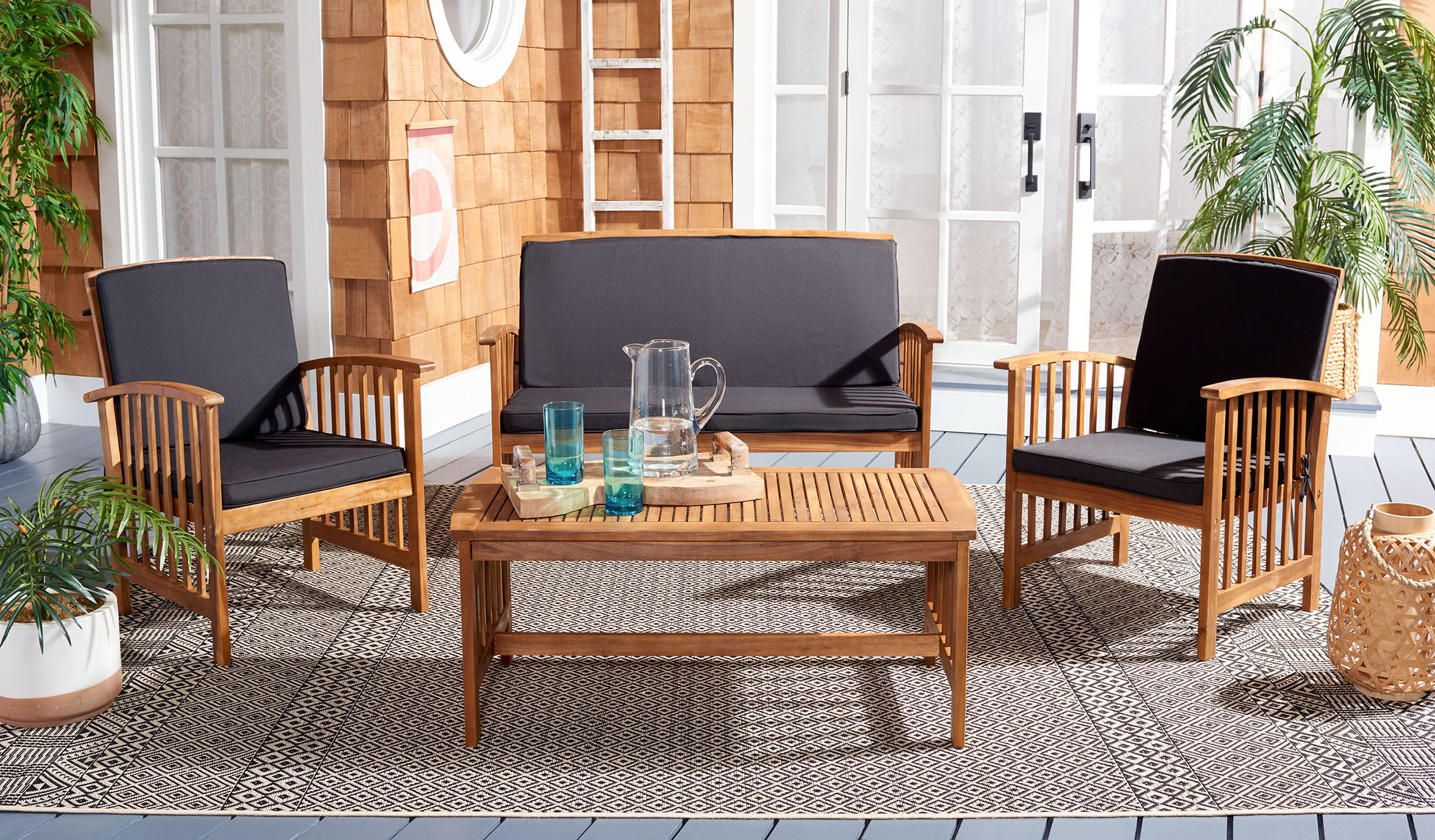 Bamboo Lounge Set | One Kings Lane