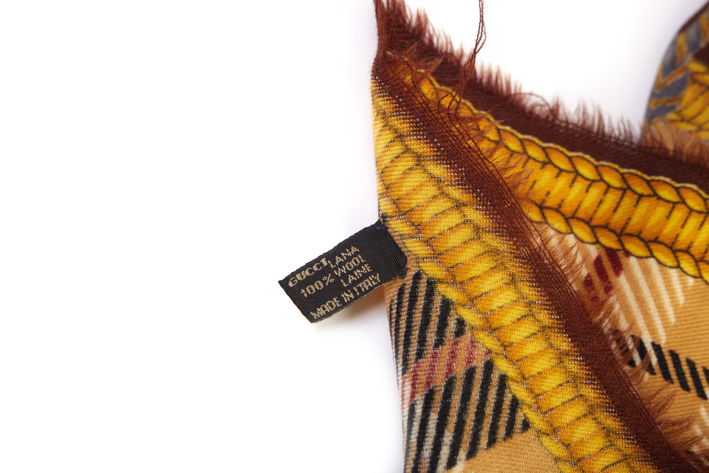 Gucci Vintage Brown Oversize Wall Shawl~P77616818