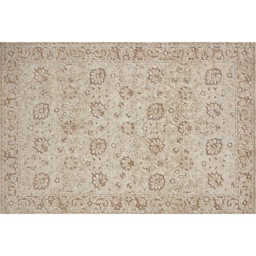 Astaris Rug, Natural/Salmon