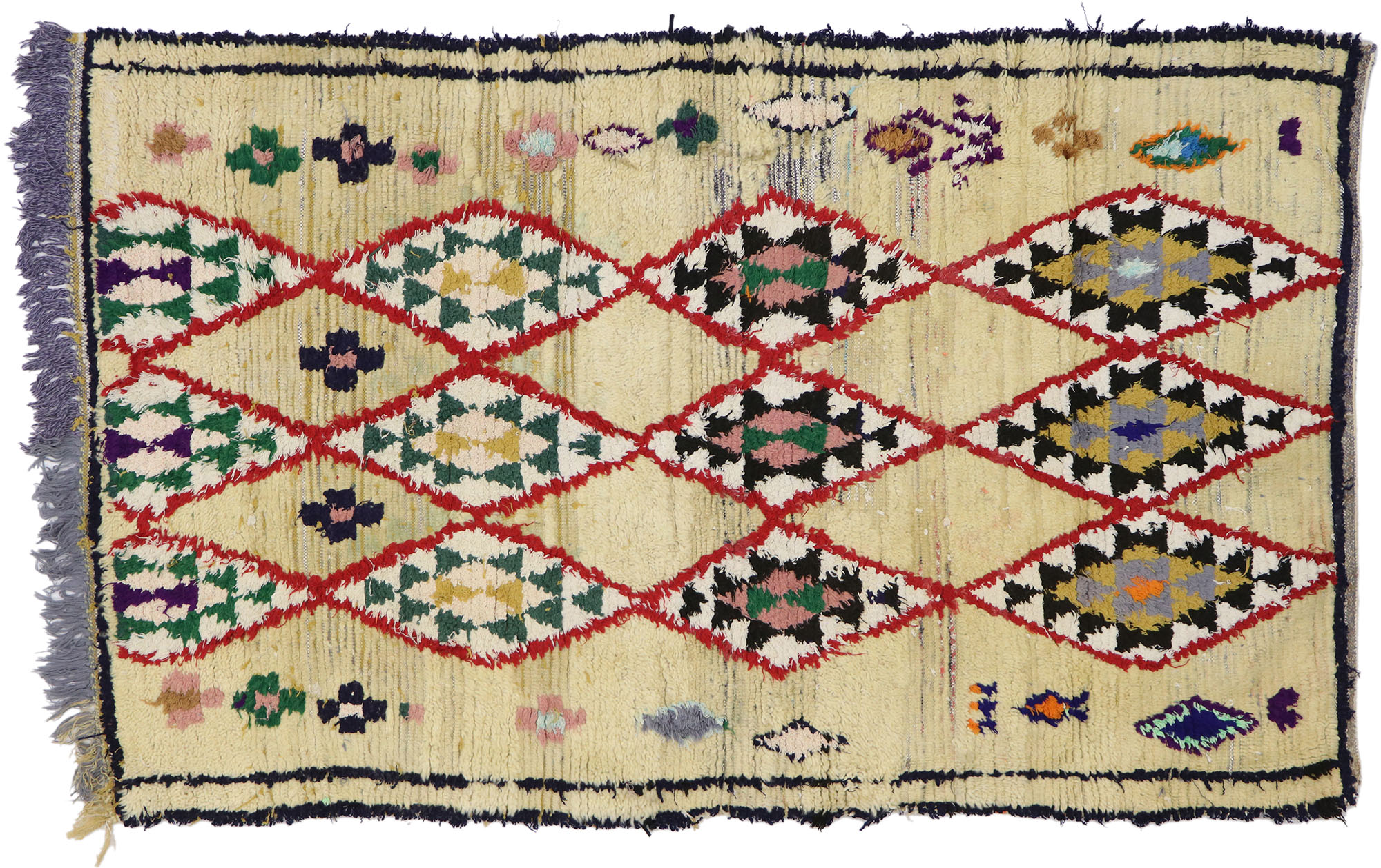 Moroccan Azilal Rug, 3'11 x 6'04~P77643805