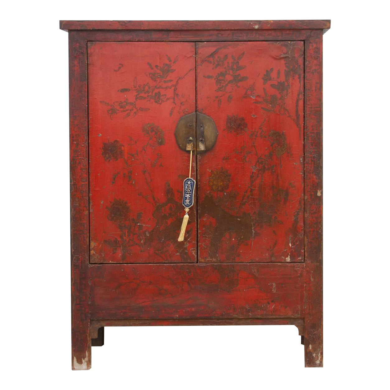 Antique Chinoiserie Armoire Cabinet~P77688502