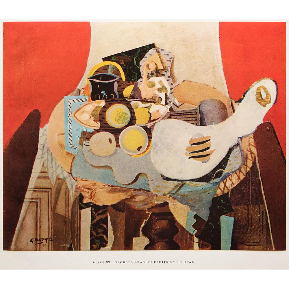 1950s Georges Braque, Fruits and Guitar~P77667130