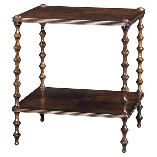 Bobbin 26" Square Side Table, Java~P76377246