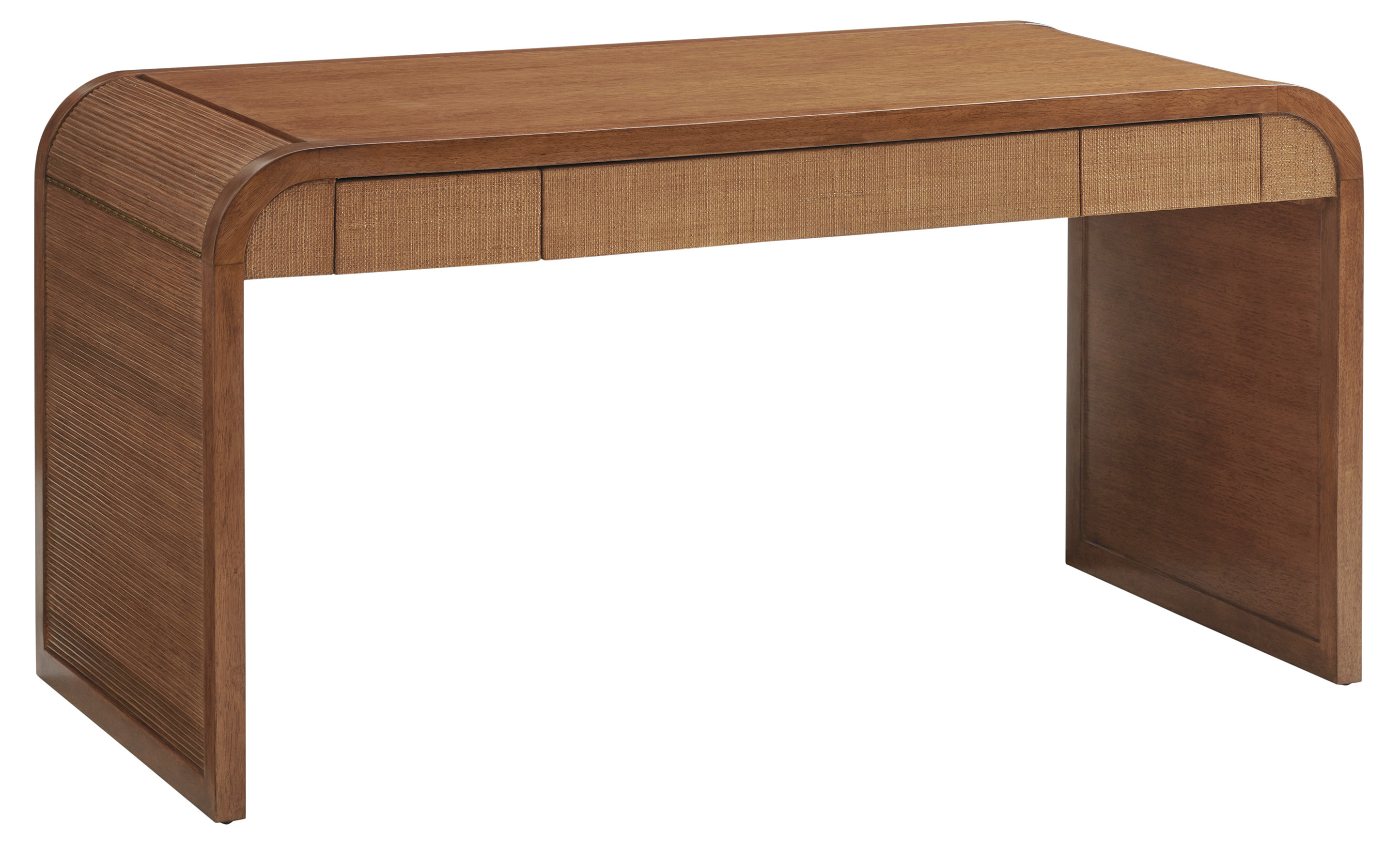 Palm Desert Montclair Rattan Writing Desk Natural One Kings Lane