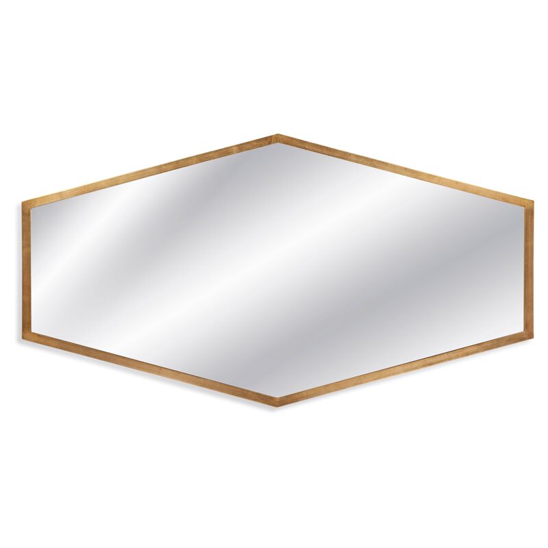Margret Wall Mirror, Gold Leaf