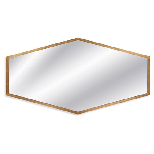 Margret Wall Mirror, Gold Leaf~P47386587