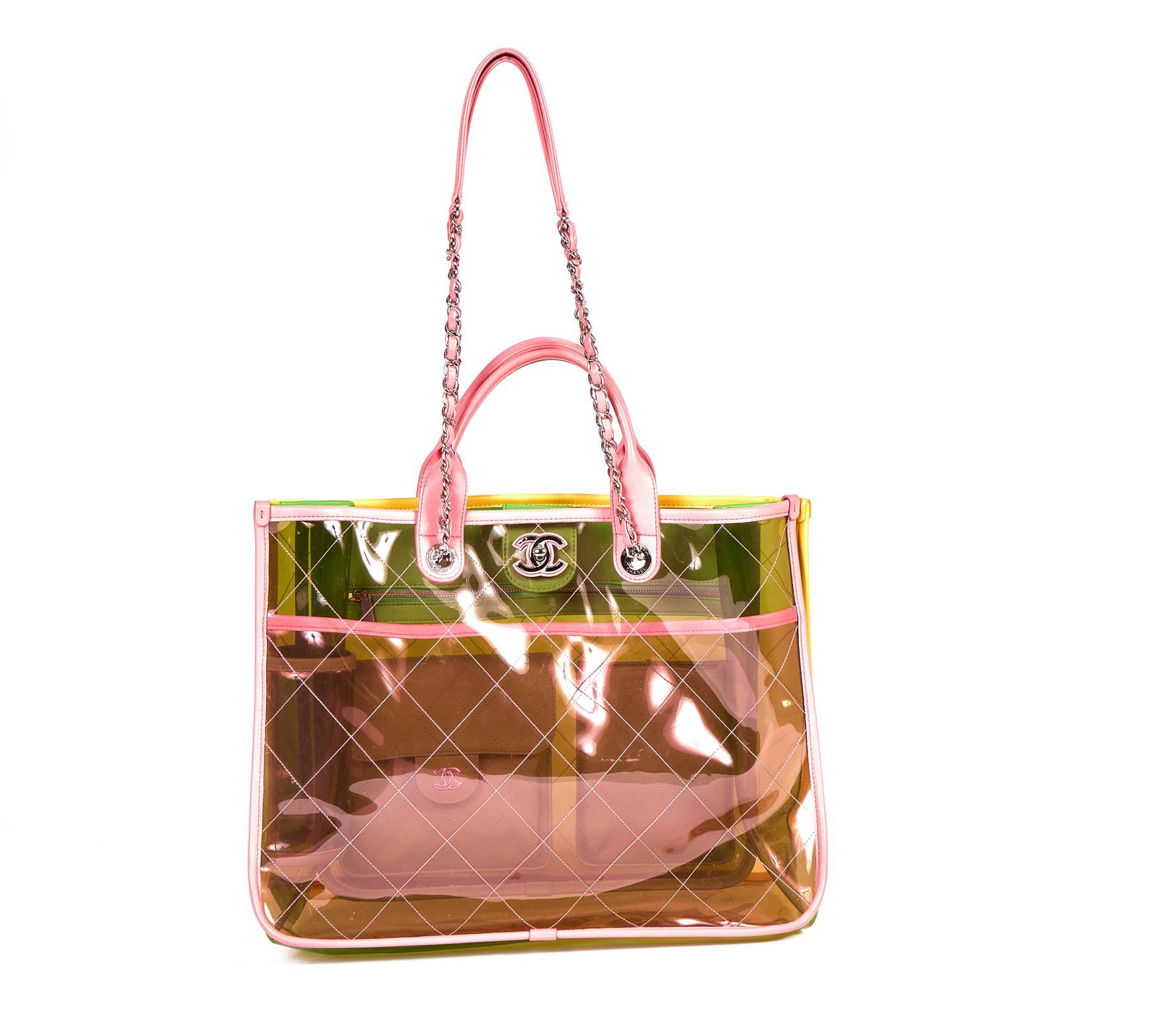 Chanel Transparent Coco Colorful Bag~P77612559