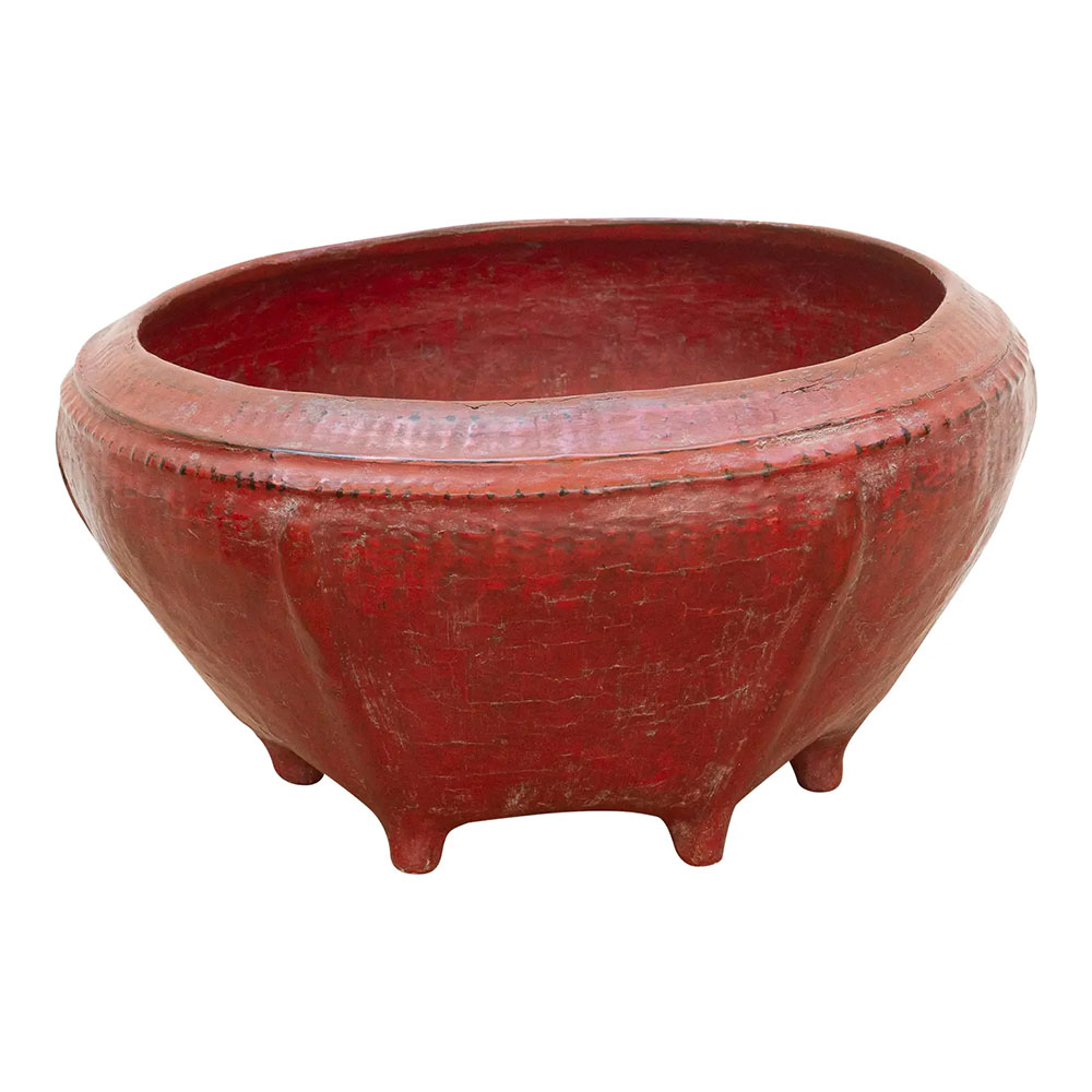 Large Antique Lacquered Burmese Basket~P77751806