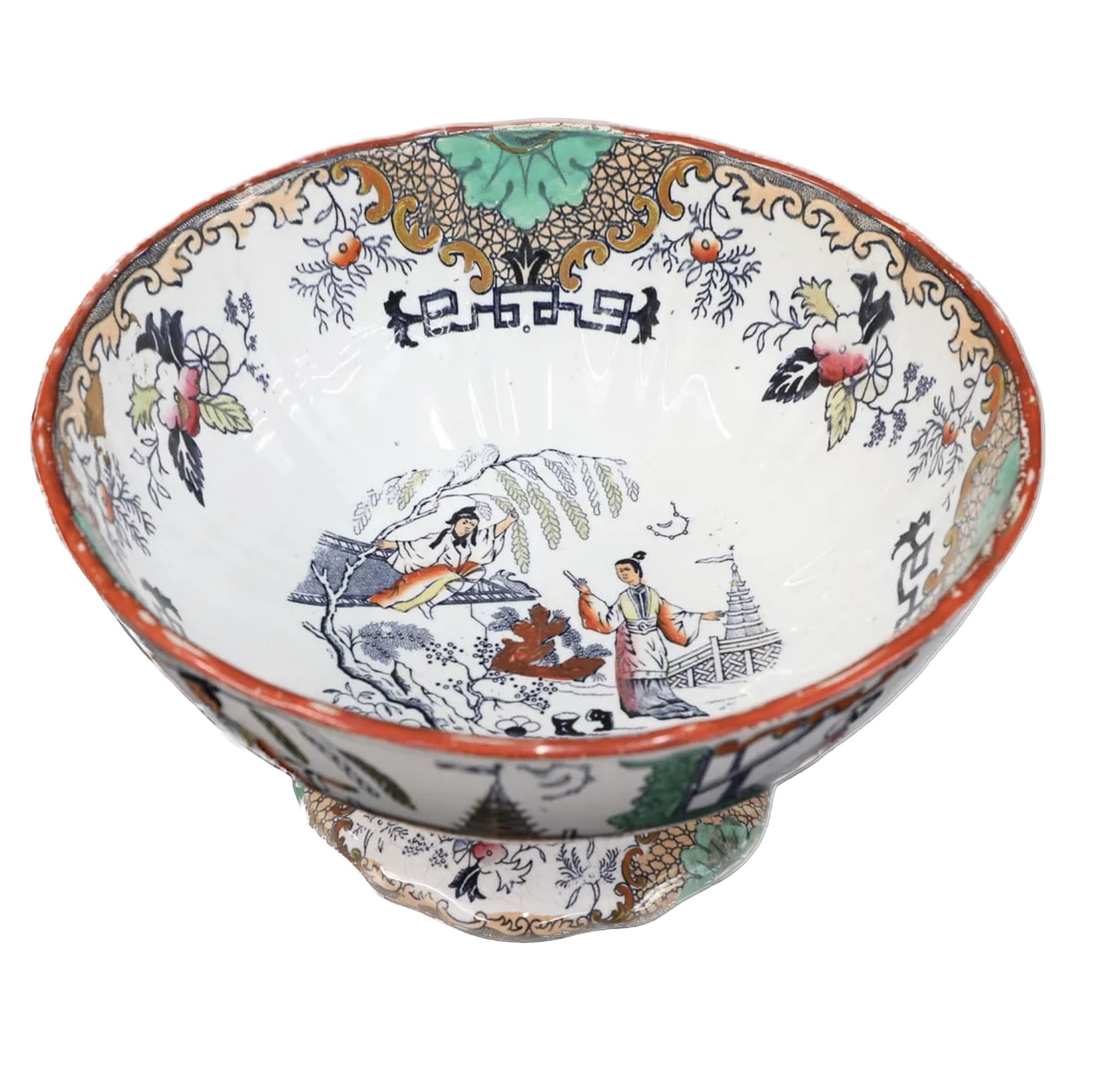 19th C. Chinese Porcelain Footed Bowl~P77690575