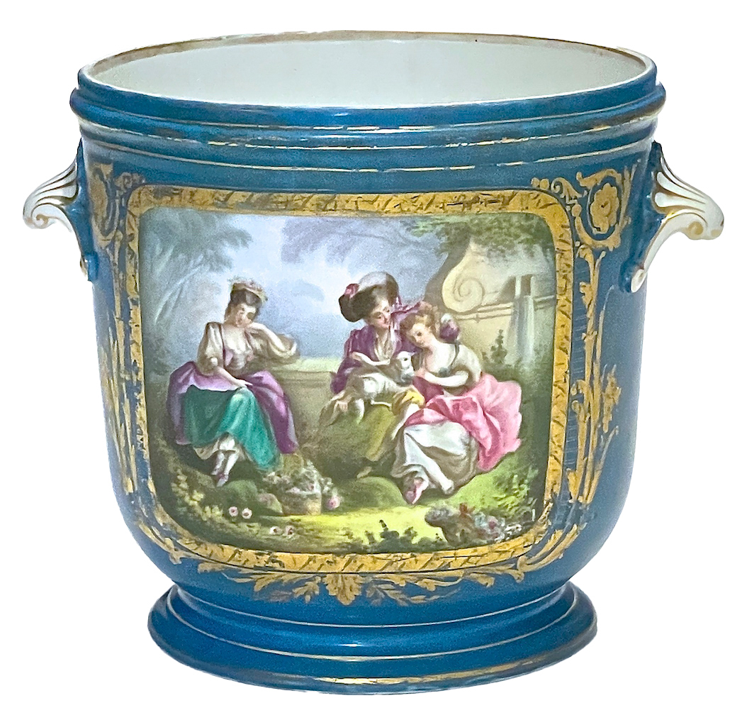 Antique  Porcelain Sevres Cachepot~P77615759