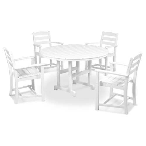 La Casa Café 5-Pc Dining Set, White~P41430538