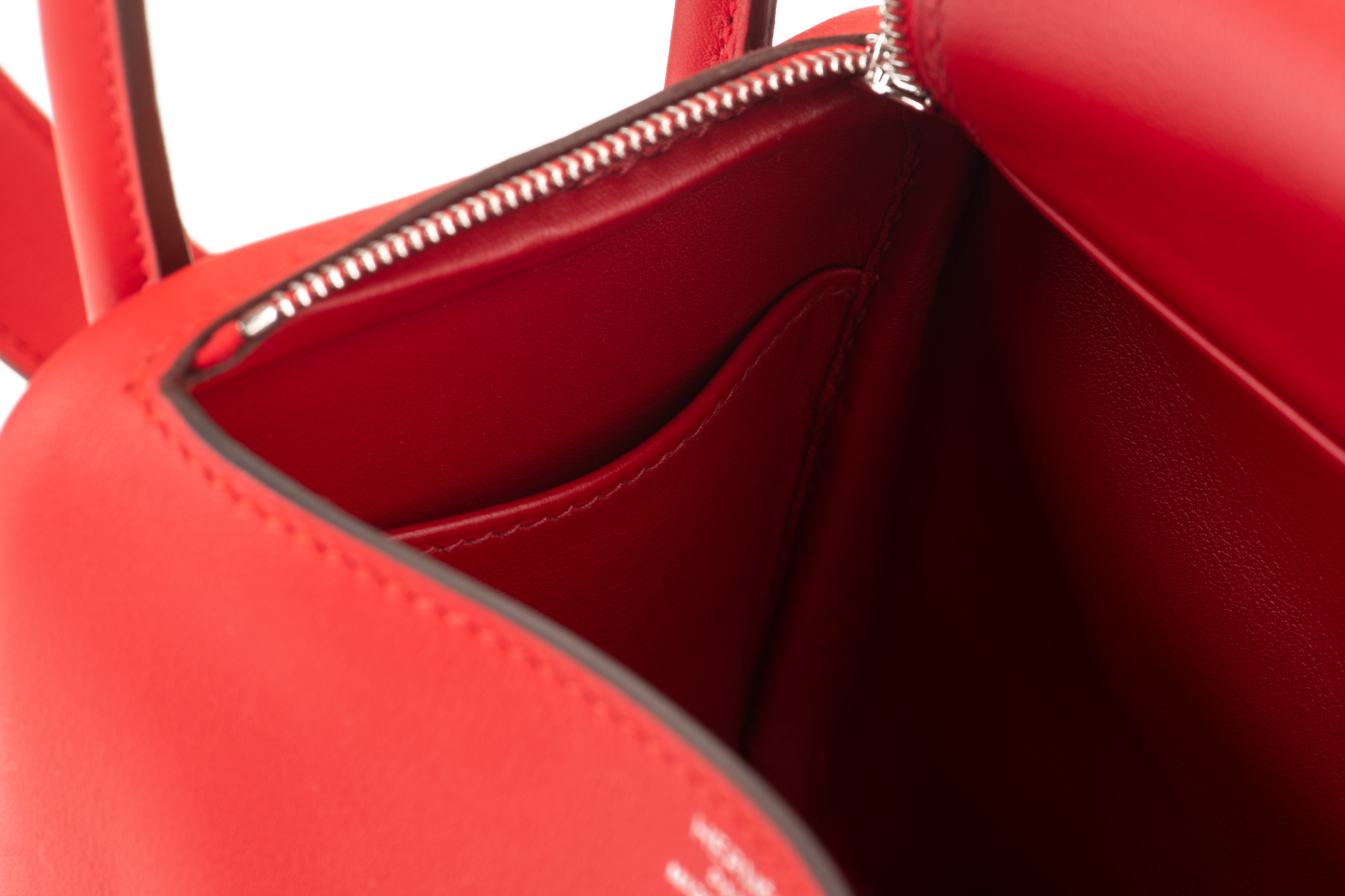 New Hermes Mini Lindy Rouge de Coeur Swift Bag