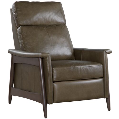 Langley Leather Push Back Recliner