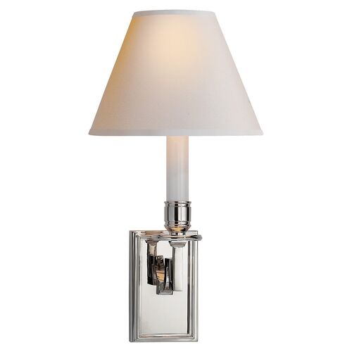 Dean 1-Light Library Sconce, Nickel~P76913382