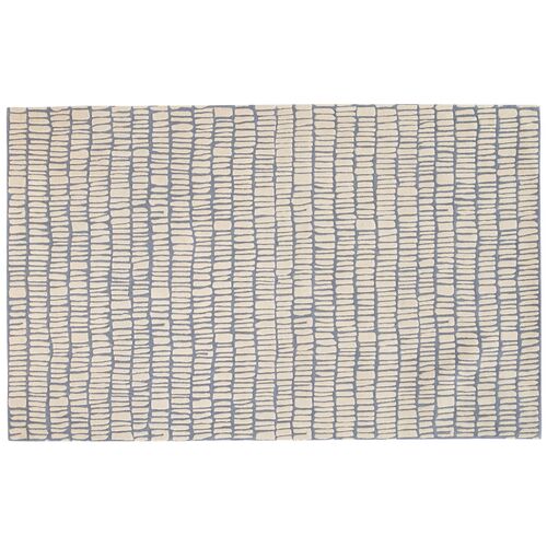 Roark Hand Tufted Wool Rug, Pewter Blue Roark Hand Tufted Wool Rug, Pewter Blue