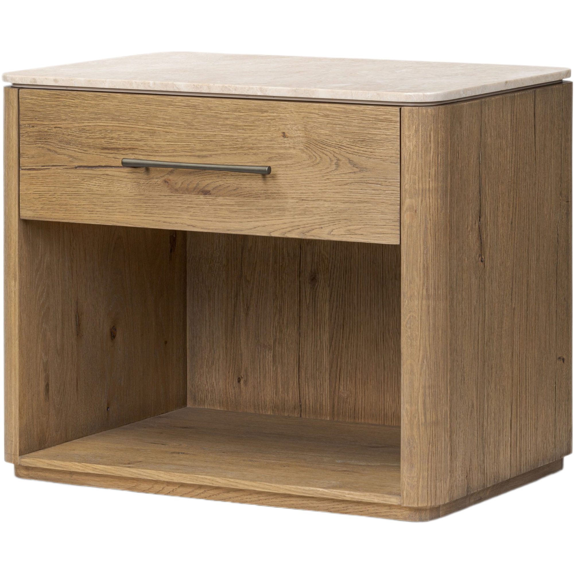 Sorin Nightstand, Cappuccino Marble