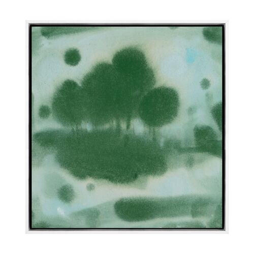 Laura Roebuck, Shady Trees 2 Painting, Framed Canvas Laura Roebuck, Shady Trees 2 Painting, Framed Canvas