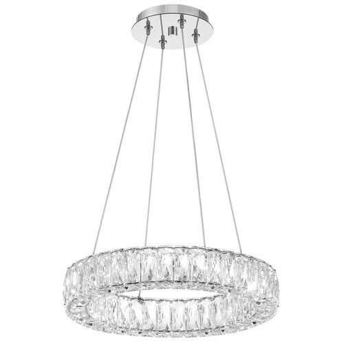 Kinsley LED Chandelier, Polished Chrome
