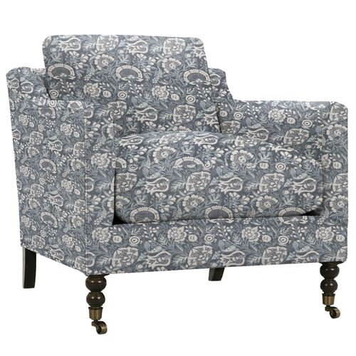 Margot Accent Chair, Vintage Botanica