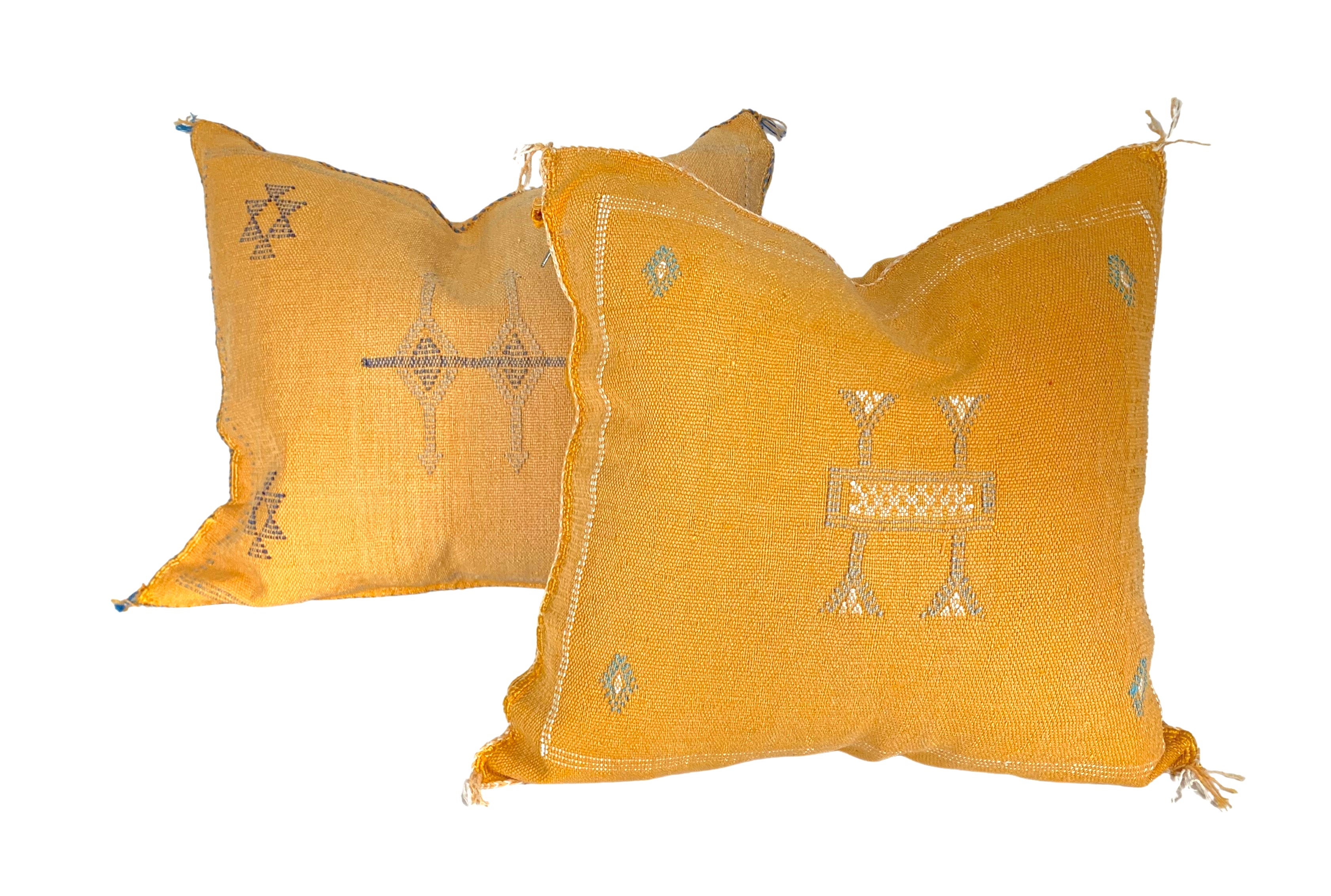 Moroccan Sabra Silk Pillows, Pair~P77659734