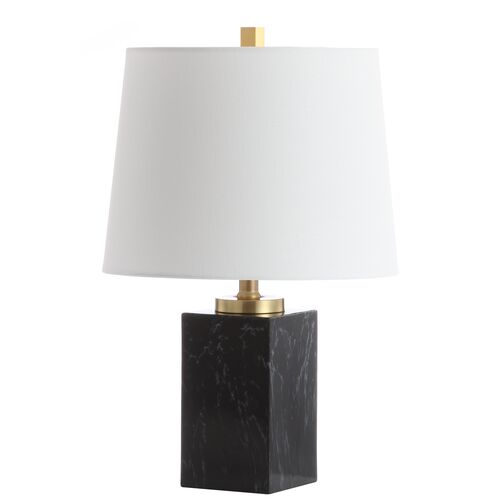 Cora Table Lamp, Black Marble~P68319472