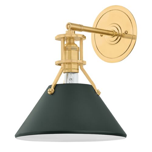 Painted No. 2 Wall Sconce, Large Painted No. 2 Wall Sconce, Large