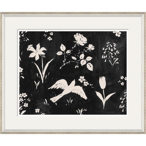 Paule Marrot, Black Flower Garden Gris