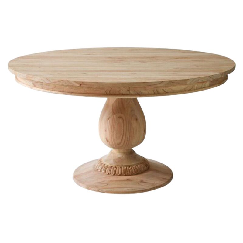 Charlotte Round Dining Table, Natural