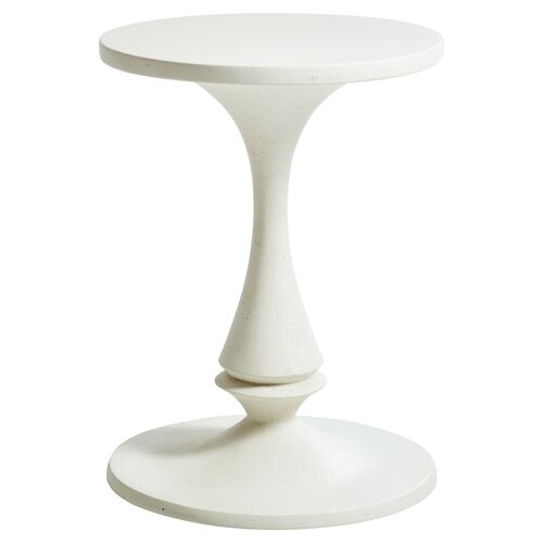 Lucia Side Table, Natural Cast Stone~P77606917