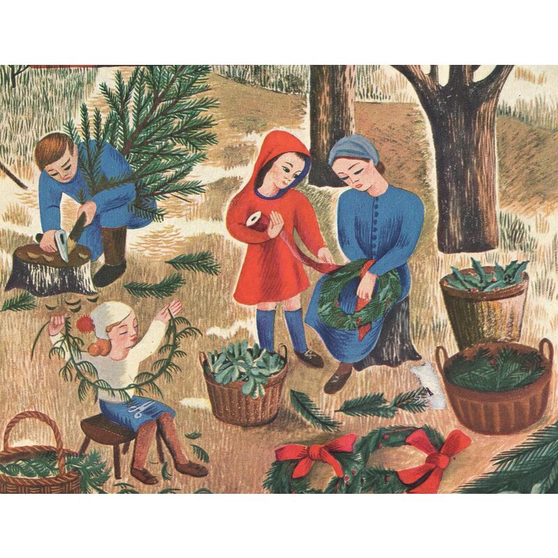 Prints with a Past Holidays in the Country, Pair One Kings Lane