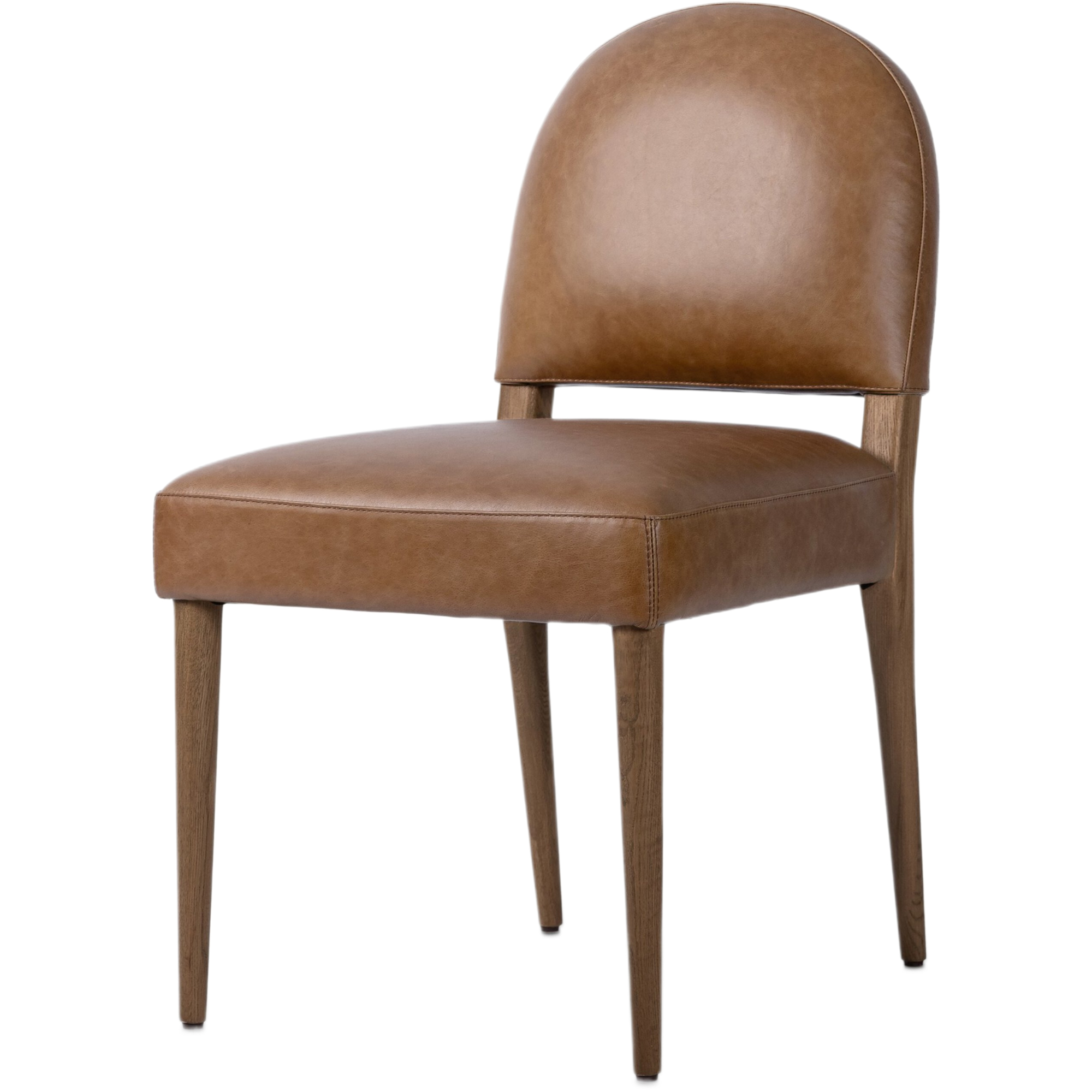 Zelda Dining Chair, Chaps Saddle Leather
