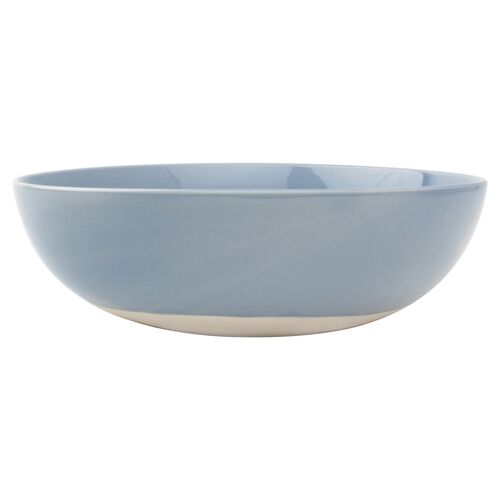 Shell Bisque Round Serving Bowl, Blue~P77452541