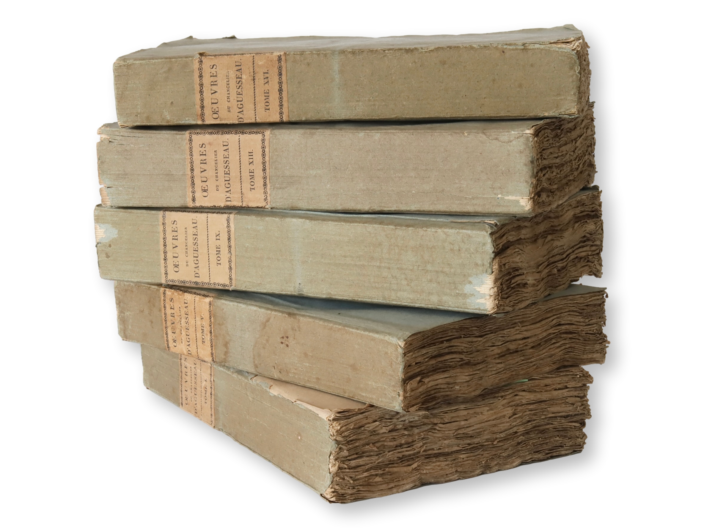 1819 French Unbound Books, s/5~P77719182