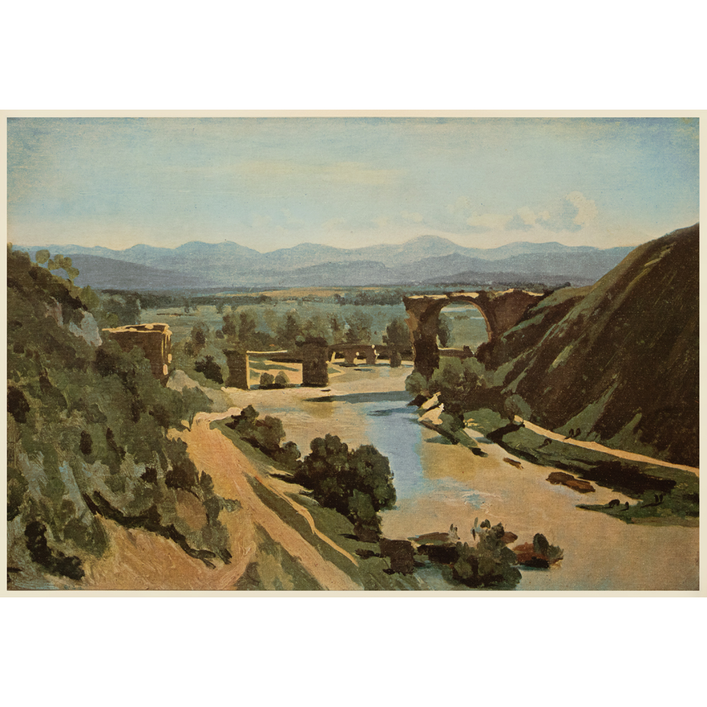 1930s Camille Corot, The Narni Bridge~P77598785