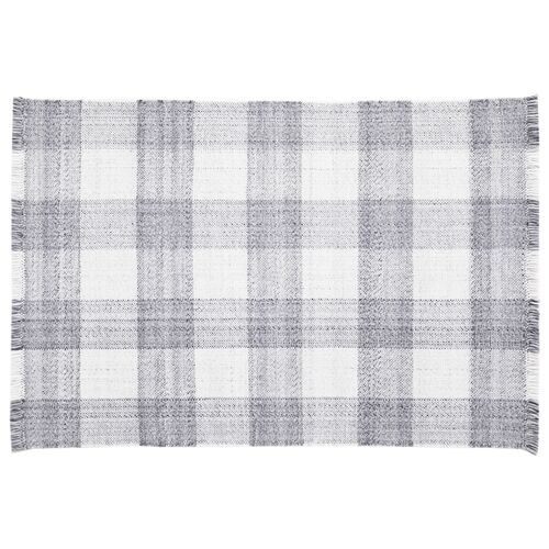 Farah Gingham Handmade Rug Farah Gingham Handmade Rug