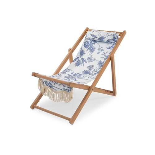 Elodie Sling Beach Chair, Chinoiserie~P77532227