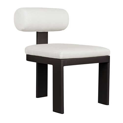 Corin Bolster Back Outdoor Dining Chair Corin Bolster Back Outdoor Dining Chair