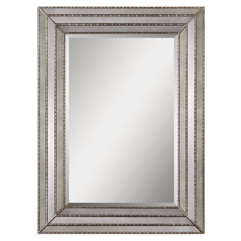 Seneca Wall Mirror, Silver