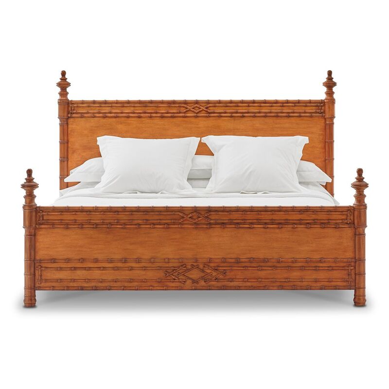 Bunny Williams Home Bamboo Bed, King Size Bamboo Bed Frame