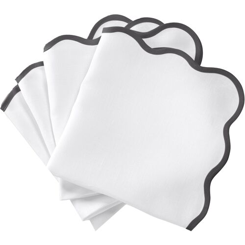 S/4 Scallop Edge Napkin~P111111595
